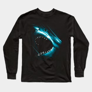 Great Shark White Long Sleeve T-Shirt